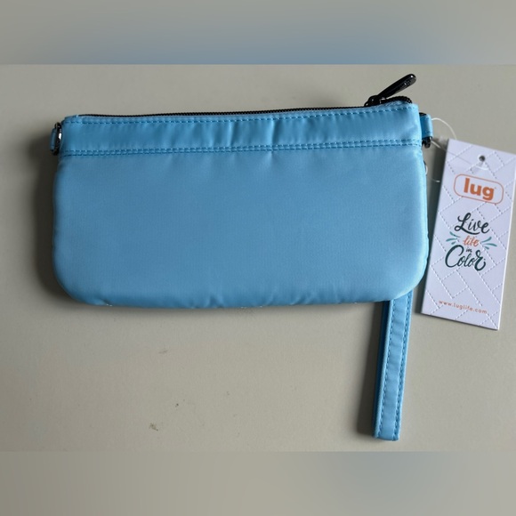 LUG SUPER METRO WRISTLET POUCH BUBBLE BLUE NWT - Picture 2 of 4